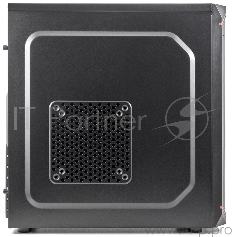 Корпус 3Cott 7004, ATX, 450Вт, черный, 2х USB2.0, 405*196*420мм