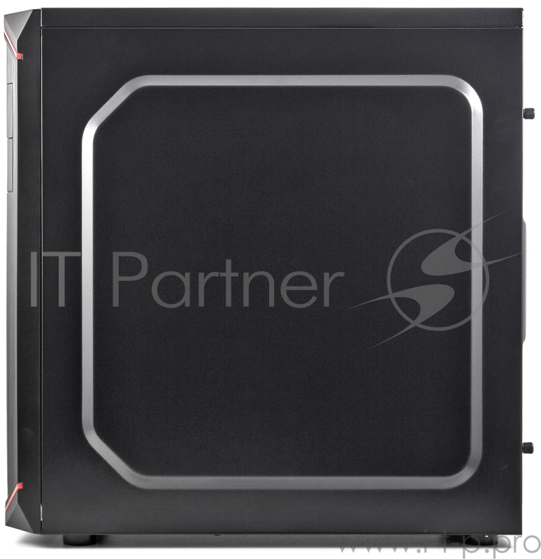 Корпус 3Cott 7004, ATX, 450Вт, черный, 2х USB2.0, 405*196*420мм