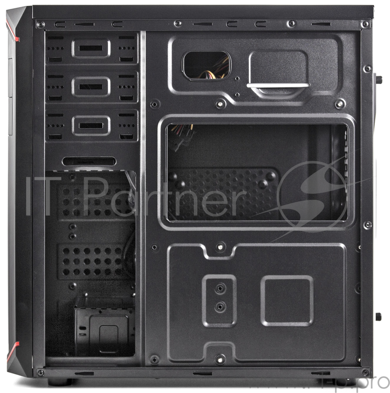 Корпус 3Cott 7004, ATX, 450Вт, черный, 2х USB2.0, 405*196*420мм