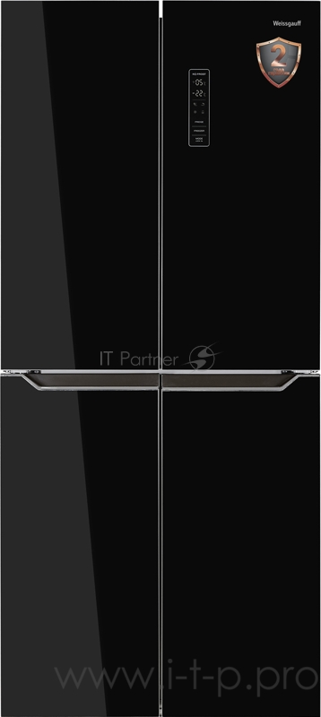 Холодильник Weissgauff WCD486NFB черный