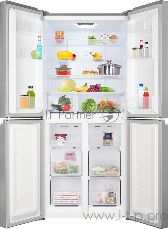 Холодильник Weissgauff WCD486NFB черный