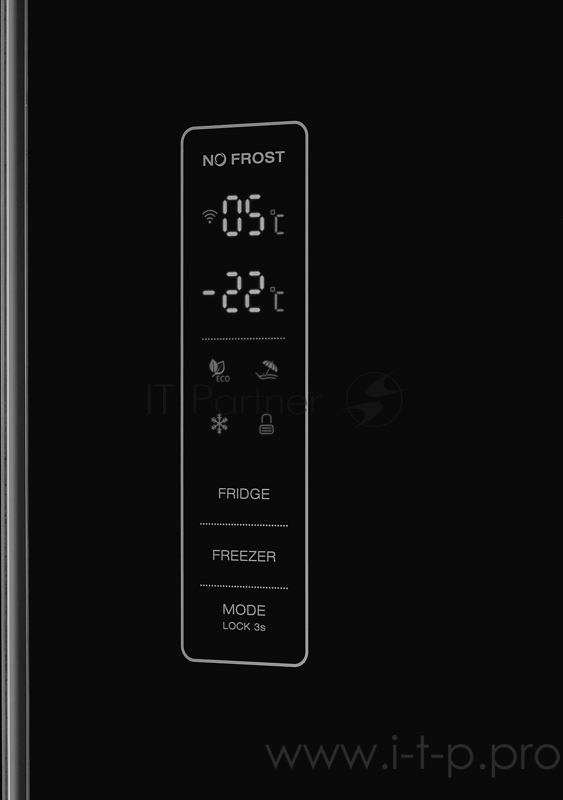 Холодильник Weissgauff WCD486NFB черный