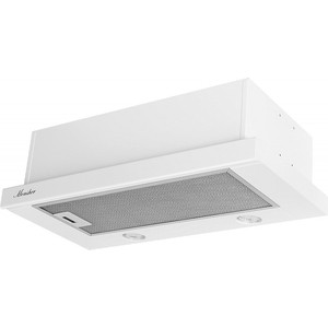 Встраиваемая вытяжка MONSHER TELE II 50 W , ширина 50 см, отвод/рециркуляция, 480 м3/час, механическое управление, 2 скорости, светодиодное освещение 2х3 Вт, металлические жироулавливающие фильтры, угольный фильтр (опция),