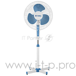 Вентилятор напольный DELTA DL-020N белый с синим