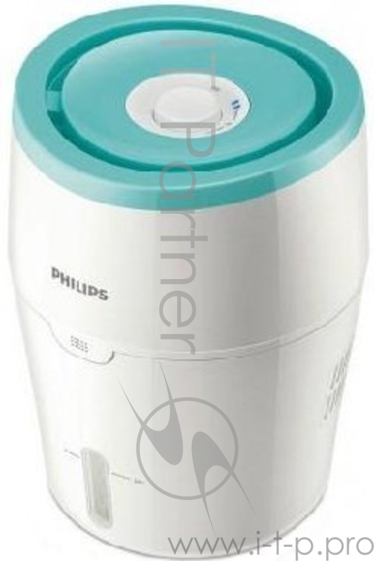 Увлажнитель Philips Увлажнитель Philips/ 2 скорости, площадь 25м2, объём резервуара 2 л, авто отключение при отсутствии воды