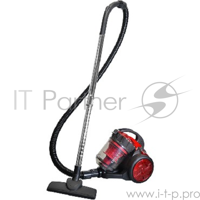 Пылесос DELTA LUX DL-0834 красный Номинальная мощность 1800 Вт. Мощность всасывания 350 Вт. Объём контейнера для сбора пыли 2 л. Уровень шума 85 дБ. Длина сетевого шнура 3 м. Система «Мультициклон» обеспечивает постоянную высокую мощность всасывания