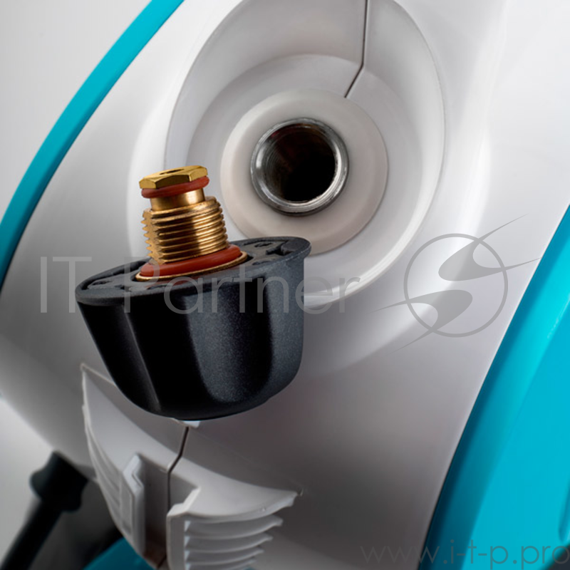 Пароочиститель напольный Kitfort КТ-914 1500Вт белый/голубой