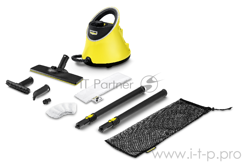 Пароочиститель Karcher SC 2 Deluxe EU, напольный, 1500Вт, давление 3.2 бар