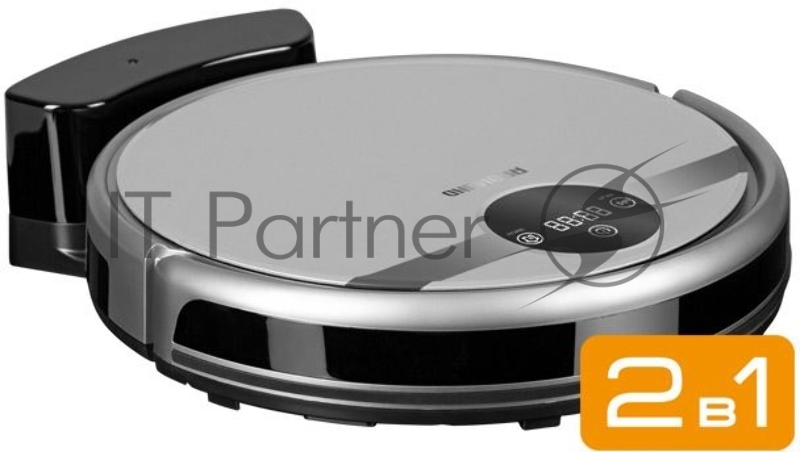 Пылесос-робот Redmond RV-R500 15Вт серебристый/черный