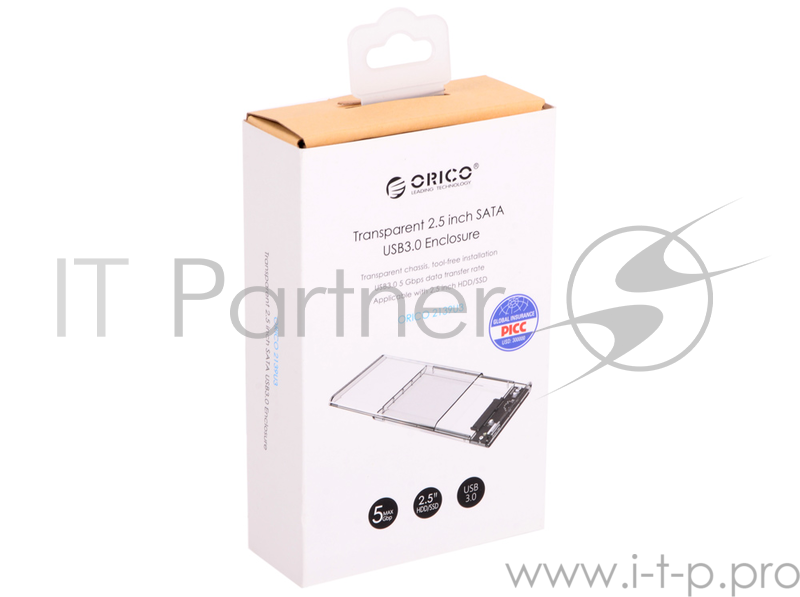 Контейнер для HDD ORICO 2139U3-CR Контейнер для HDD (прозрачный)
