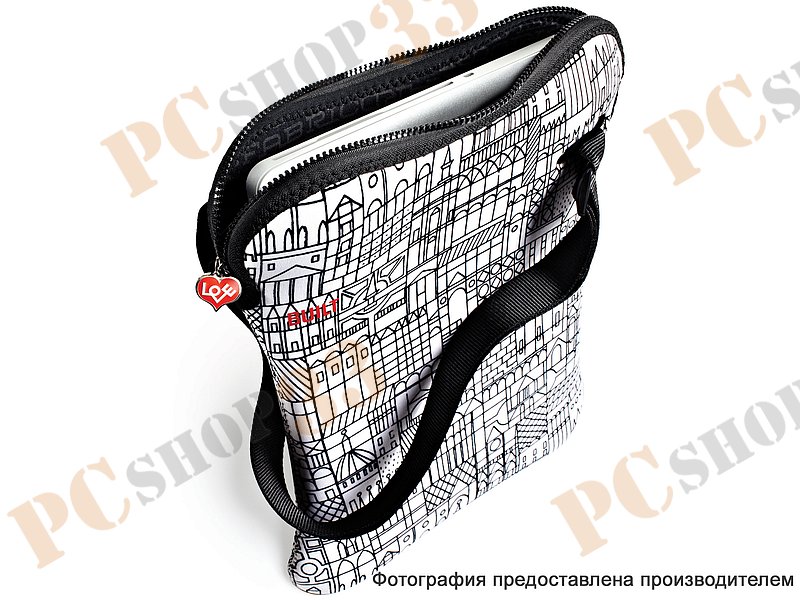 Сумка BUILT Laptop Sling E-GS15-GRT наплечная для ноутбука 14-15, Retrospective