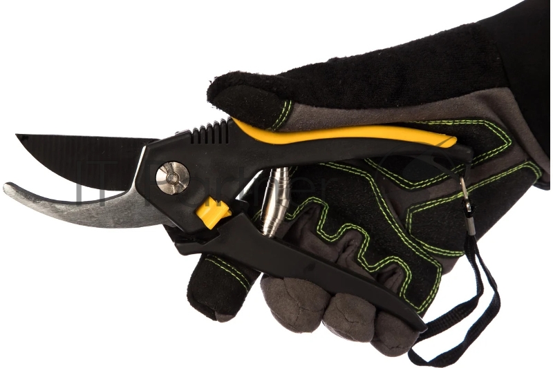 Кусторезы, Секаторы, Сучкорезы, Ножницы садовые, Н FIT 77093 Секатор двухцв.ручка, ленточная пружина, тефлоновое покрытие,Люкс 200 мм тип А