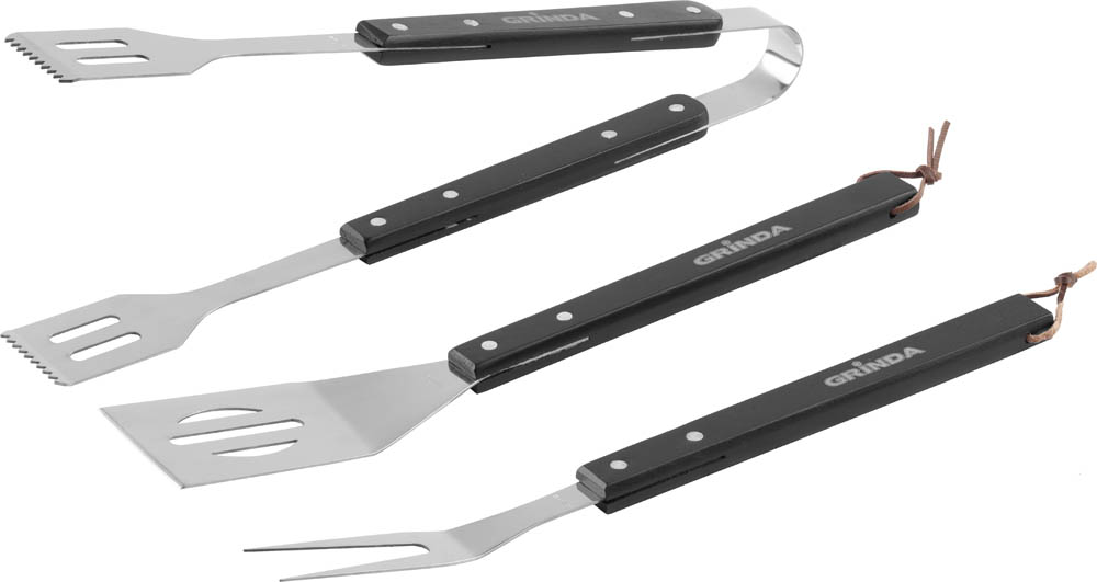 Набор GRINDA 427760 BARBECUE приборов для мангала, 3 предмета