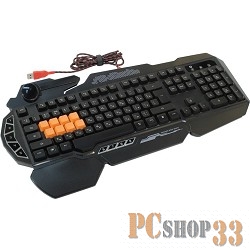 Клавиатура Keyboard A4Tech Bloody B318 Black USB Multimedia Gamer LED (подставка для запястий) 326276