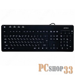 Клавиатура Keyboard A4Tech KD-126-2 USB (Черный + белая подсветка) 619687