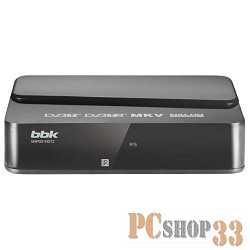 Цифровая ТВ приставка BBK SMP001HDT2 темно-серый