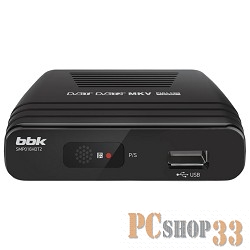 Цифровая ТВ приставка BBK SMP016HDT2 черный