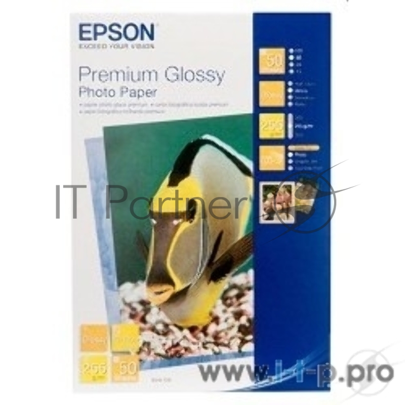 Фотобумага EPSON C13S041624 (Бумага Premium glossy) глянцевая, A4, 255 Г/М2, 50 Л.
