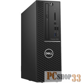 Рабочая станция DELL PRECISION T3430 PRECISION T3430 SFF, i7-8700 (3.2GHz, 12MB, 6C), 8GB (1x8GB) 2666MHz DDR4 Non ECC, 256GB SSD, DVD-RW, HD630, W10Pro, keyboard, mouse, 3Y Basic NBD