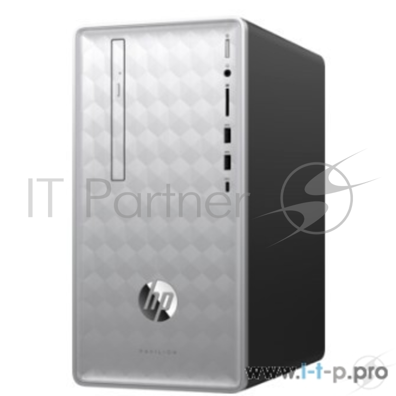 Персональный компьютер HP Pavilion 590-p0106ur Intel Core i5 9400(Ghz)/8192Mb/16GB Intel® Optane + 1TB HDDGb/DVDrw/Ext:nVidia GeForce GTX1050Ti(4096Mb)/BT/WiFi/war 1y/5.15kg/Natural Silver/W10 + USB KBD, USB MOUSE