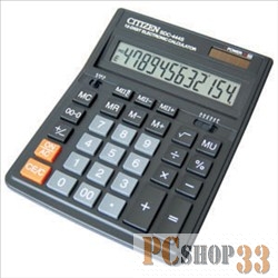 Калькулятор Citizen SDC-444S черный {12 разрядный}