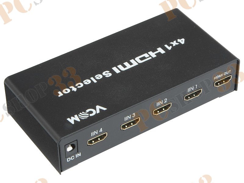 Переключатель HDMI VCOM DD434, 4 порта