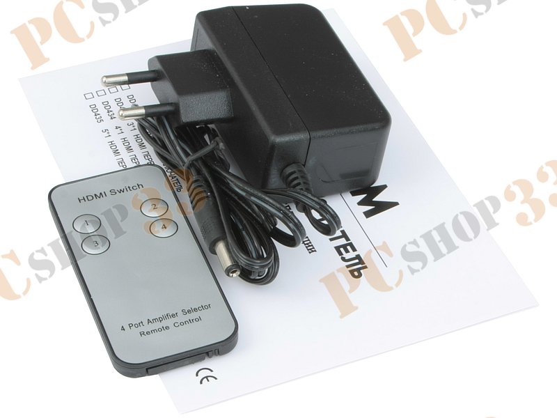 Переключатель HDMI VCOM DD434, 4 порта