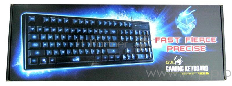 Клавиатура Genius Gaming keyboard K6, membrane, 104 keys, 12 hotkey, 19 keys in one, color light, black. (DR31310476102)