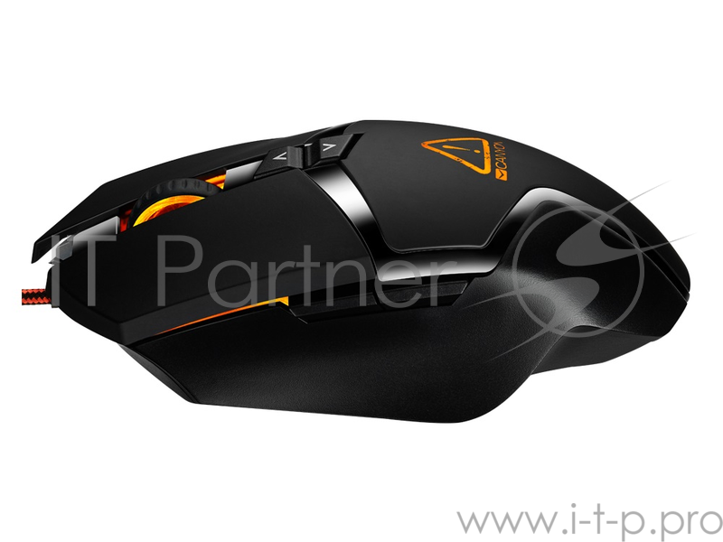 Мышь проводная Canyon Tantive, 4800dpi, USB, Черный CND-SGM4E