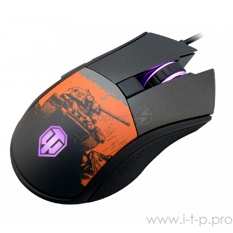 Мышь Cougar Revenger S (WORLD of TANKS) (оптическая, 6 кнопок, 12000 dpi, USB, RGB подсветка, черная)