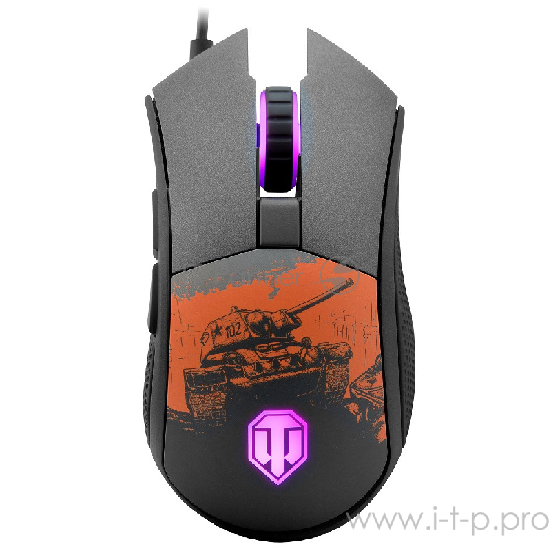 Мышь Cougar Revenger S (WORLD of TANKS) (оптическая, 6 кнопок, 12000 dpi, USB, RGB подсветка, черная)