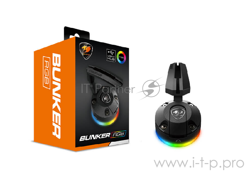 Держатель для провода мыши Cougar Bunker RGB (подсветка, 2 x USB)