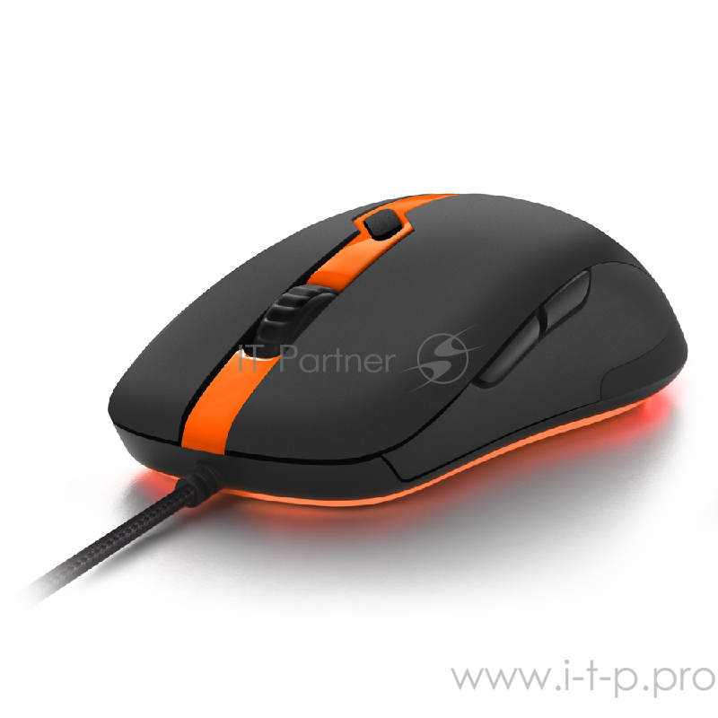 Игровая мышь Sharkoon SHARK FORCE PRO orange (6 кнопок, 3200 dpi, USB)