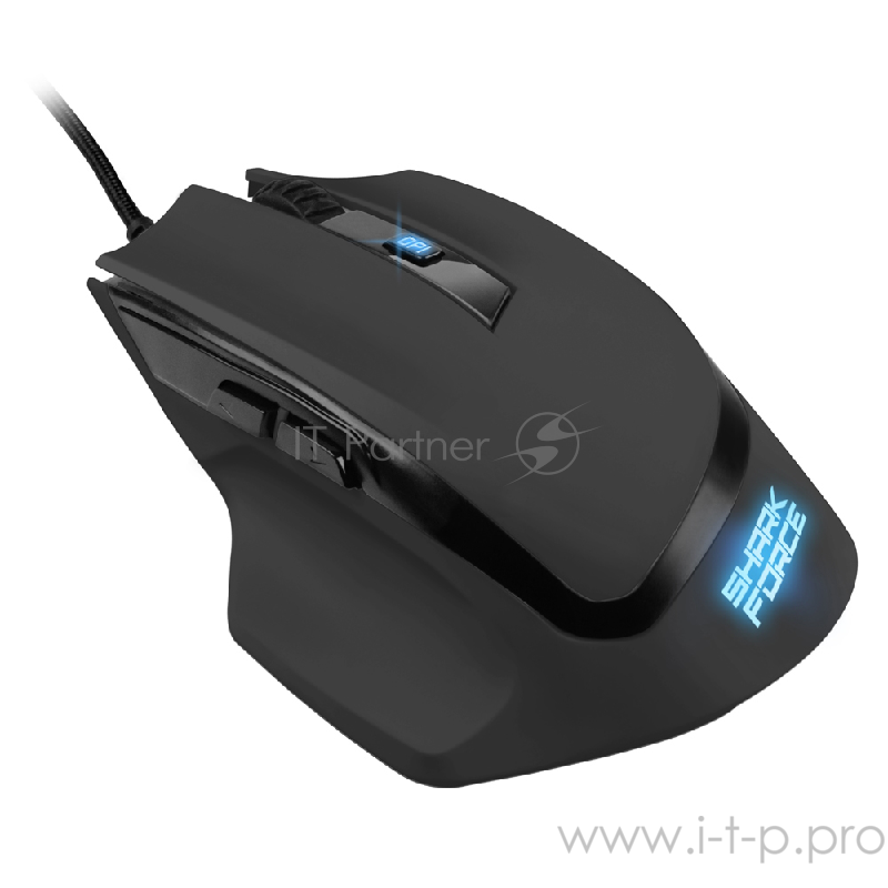 Игровая мышь Sharkoon SHARK Force black (6 кнопок, 1600 dpi, USB)