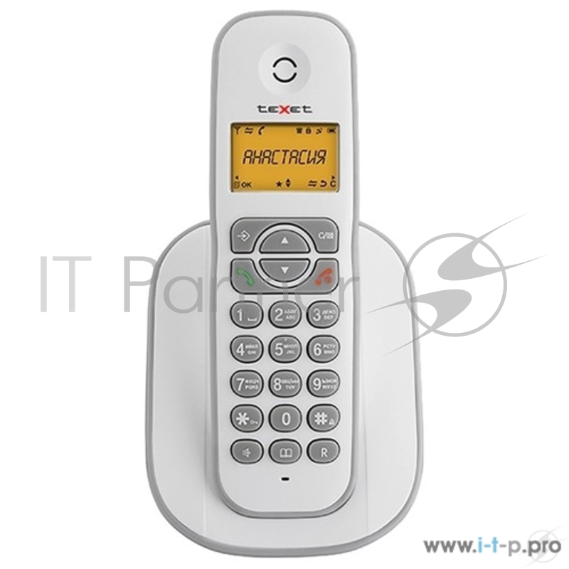 Радиотелефоны teXet TX-D4505A Dect белый-серый