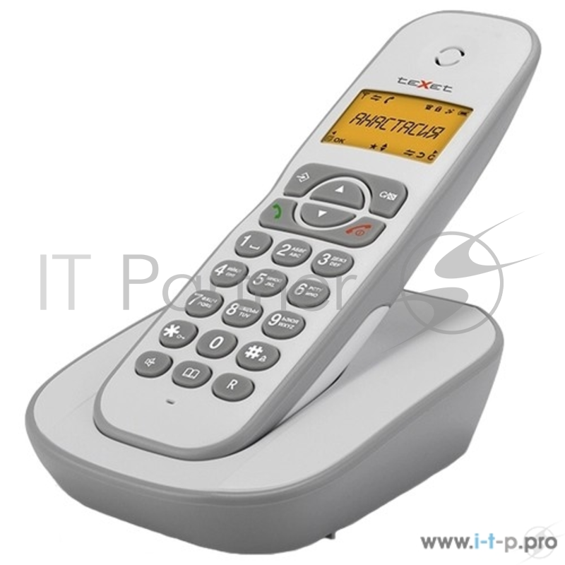Радиотелефоны teXet TX-D4505A Dect белый-серый