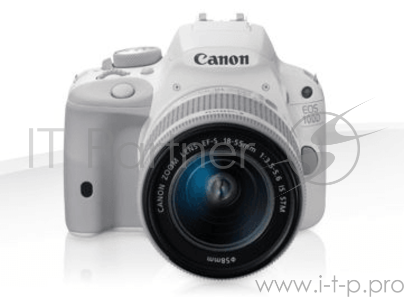 Зеркальный Фотоаппарат Canon EOS 100D белый 18Mpix EF-S 18-55mm f/3.5-5.6 IS STM 3
