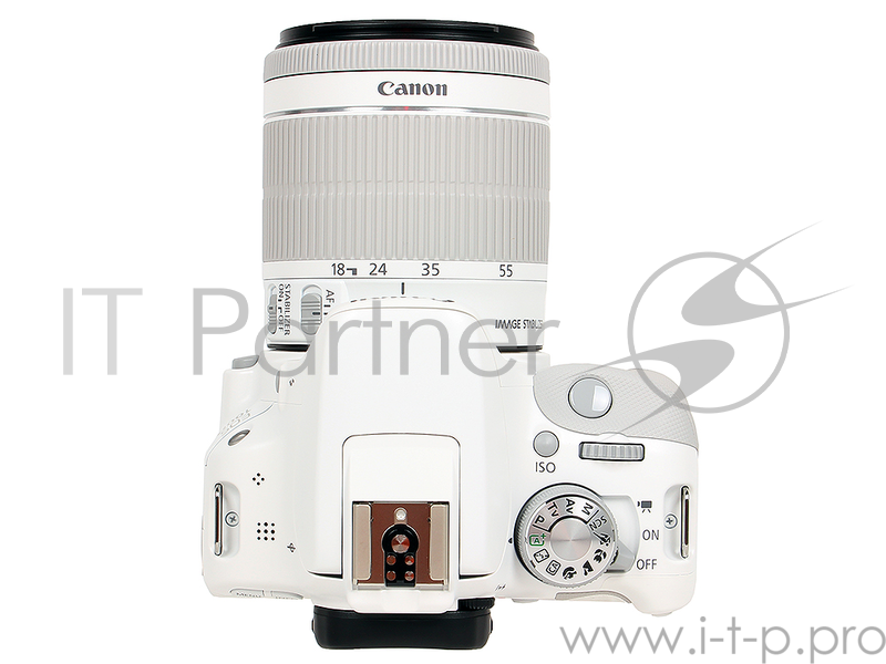 Зеркальный Фотоаппарат Canon EOS 100D белый 18Mpix EF-S 18-55mm f/3.5-5.6 IS STM 3