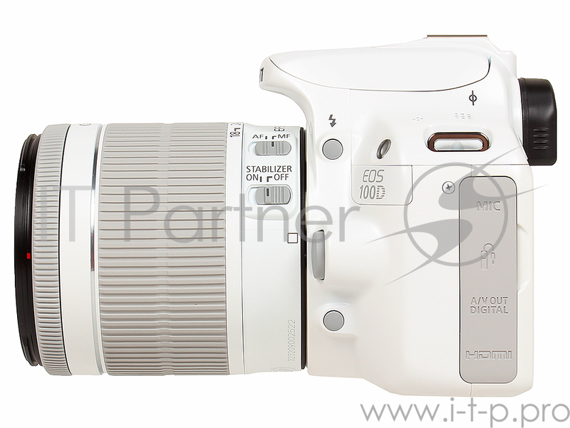 Зеркальный Фотоаппарат Canon EOS 100D белый 18Mpix EF-S 18-55mm f/3.5-5.6 IS STM 3