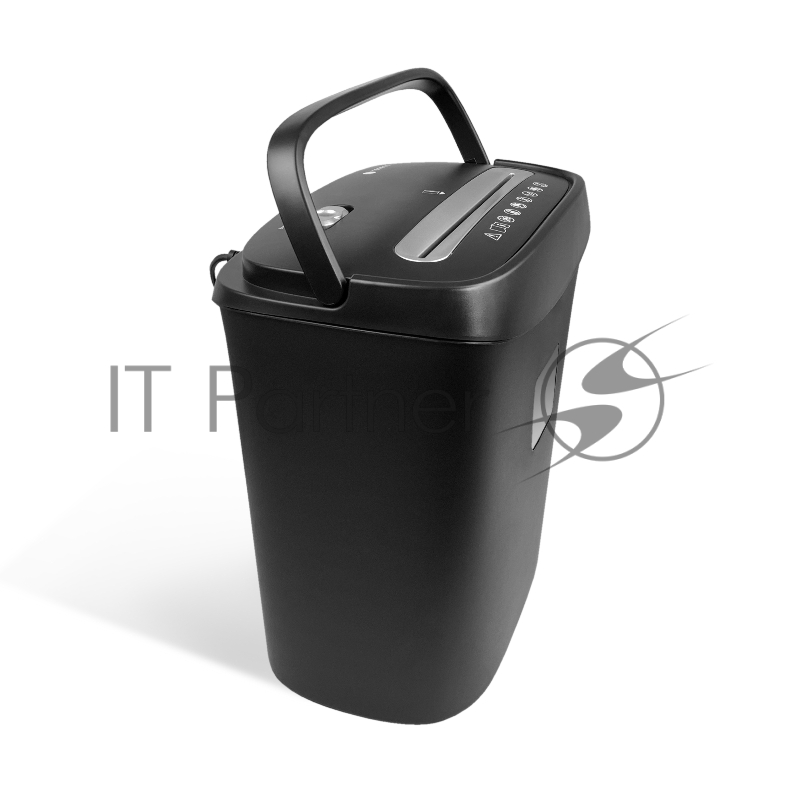 Шредер ГЕЛЕОС УД15-4, (DIN P-4), фрагмент 3,9х35мм, 8-10 лист (70г/м2), скобы, 15 литров