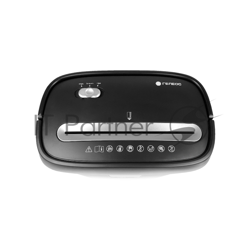 Шредер ГЕЛЕОС УД15-4, (DIN P-4), фрагмент 3,9х35мм, 8-10 лист (70г/м2), скобы, 15 литров