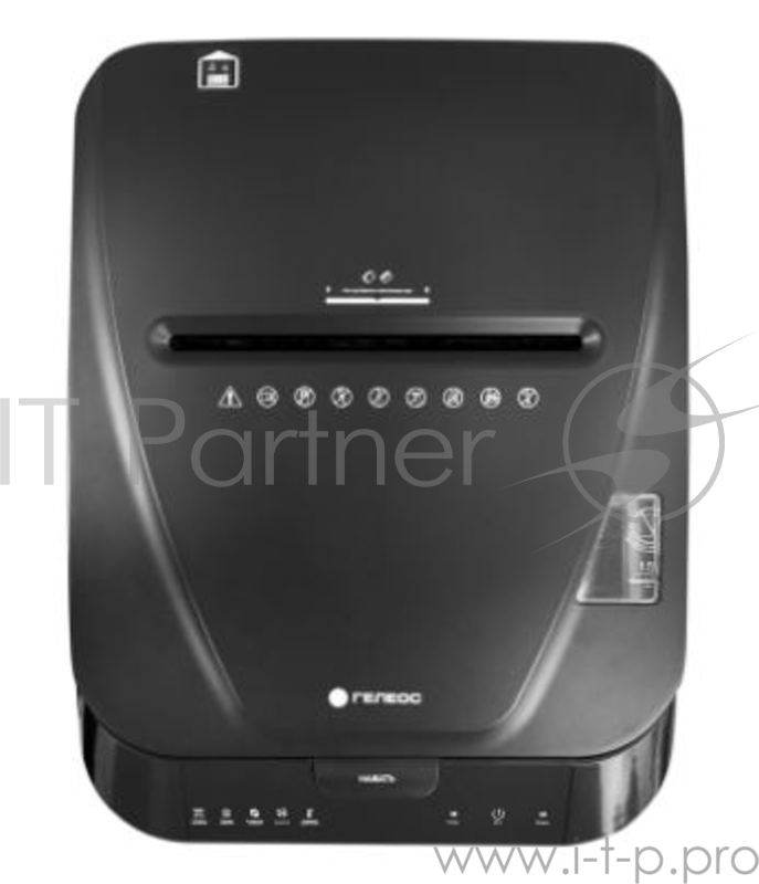 Шредер ГЕЛЕОС АП40-4, DIN P-4 (4 ур-нь секр.), фрагмент 3,9х12мм, АВТОПОДАЧА 170 лист (70г/м2), пл.карты/скрепки/скобы, 37 литров