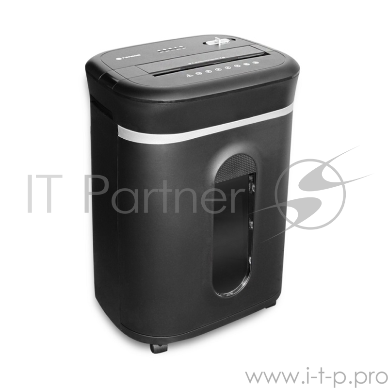 Шредер ГЕЛЕОС УМ28-4, DIN P-4 (4 ур-нь секр.), фрагмент 3,9х30мм, 19-21 лист (70г/м2), CD/пл.карты/скрепки/скобы, 28 литров