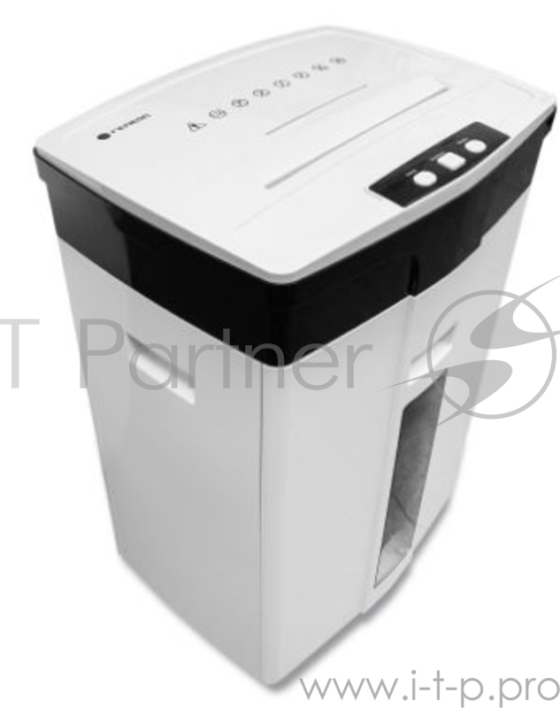 Шредер ГЕЛЕОС УМ28-5, DIN P-5 (5 ур-нь секр.), 28 литров, фрагмент 1,9х12мм, 13-14 лист (70г/м2), CD/пл.карты/скрепки/скобы,