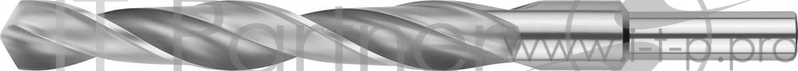 Сверло по металлу ЗУБР 4-29621-160-14 МАСТЕР стальP6M5 винтовой прокат d14.0мм L160/108мм