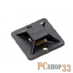 EKF plc-25x25-b Площадка самоклеящаяся (25х25мм.) черная (100шт.) EKF