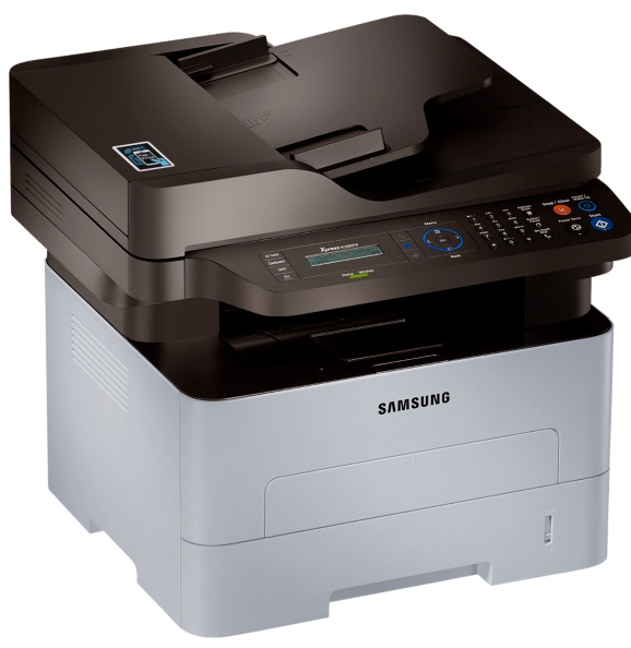 МФУ Samsung SL-M2880FW лазерный принтер/сканер/копир/факс, A4, 28 стр/мин, 4800x600 dpi, 128 Мб, ADF, дуплекс, подача: 250 лист., вывод: 120 лист., Ethernet, USB, Wi-Fi, ЖК-панель