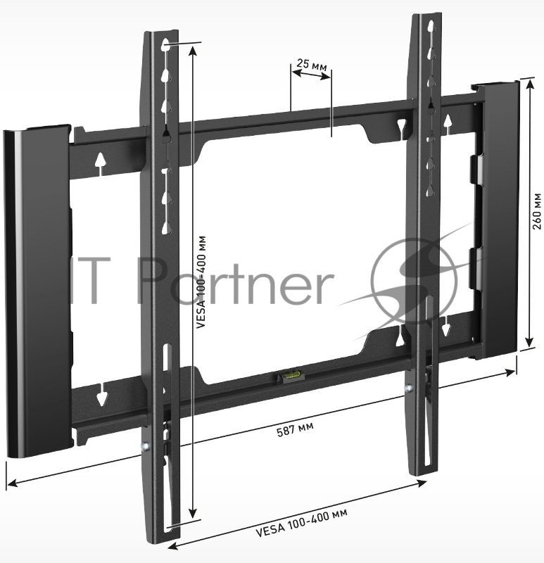 Черный кронштейн HOLDER LCD-F4915-B