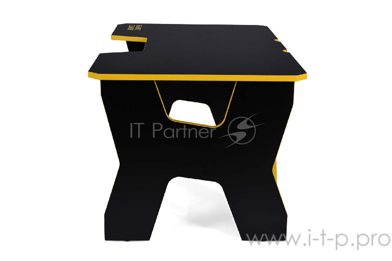 Игровой стол чёрно-жёлтый Generic Comfort Gamer2/DS/NY (ЛДСП Е1,150 x 90 x 75)