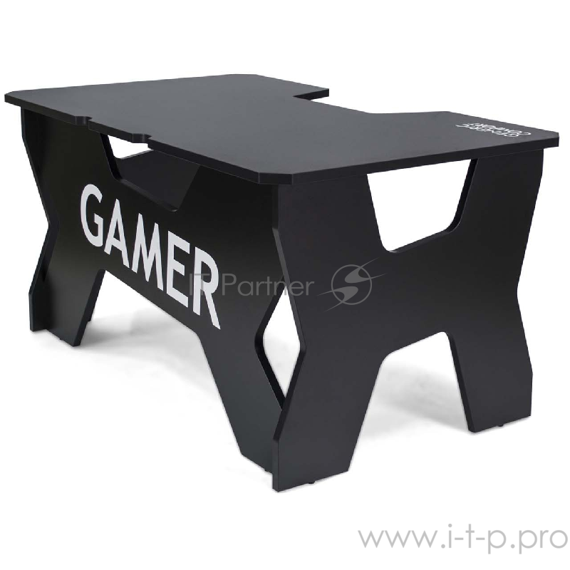 Игровой стол чёрный Generic Comfort Gamer2/DS/N (ЛДСП Е1,150 x 90 x 75)